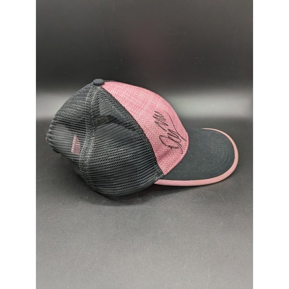 Pink and Black UA Sportswear ESPN X Games Snapback Cap Trucker Hat 2 Signatures - Picture 2 of 9